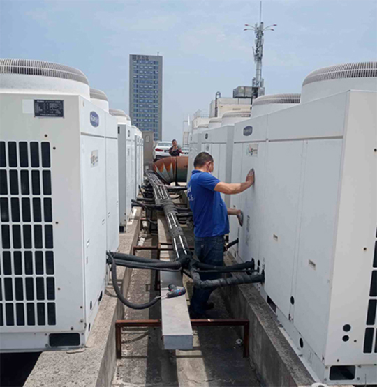 秀屿中央空调制热和不制冷系统维修方法